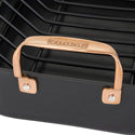 NON-STICK ROASTER WITH RACK & CARVING SET, COPPER HANDLES