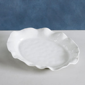 VIDA HAVANA OVAL PLATTER, WHITE