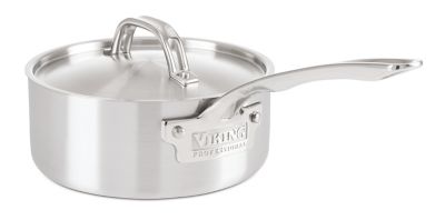 2 Quart Saucepan with Lid, Tri Ply Stainless Steel Sauce Pan, 2 Qt