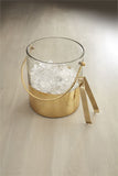 GOLD HAMMERED ICE BUCKET