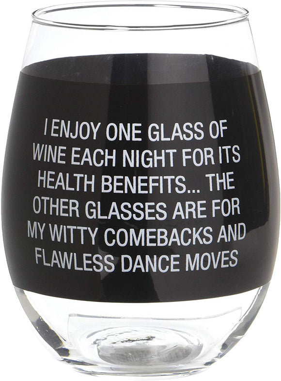 DANCE MOVES WINE GLASS