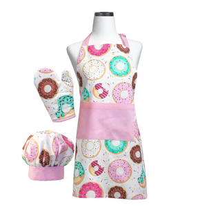 DONUT SHOPPE DELUXE CHILD APRON SET