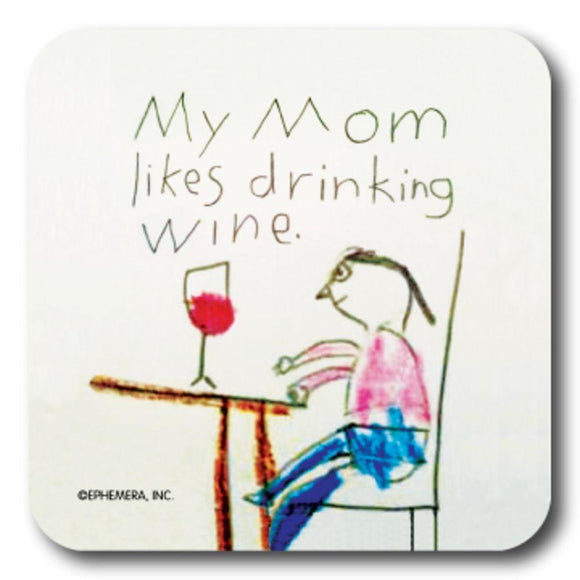 MOMMY LIKES WINE COASTER