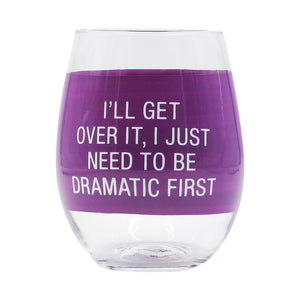 DRAMATIC WINE GLASS