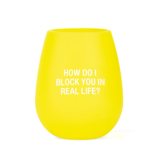 BLOCK YOU SILICONE GLASS