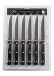 Viking 6-Piece German Steel Hollow Handle Cutlery Set with Sleeves, Br –  Viking Culinary Products