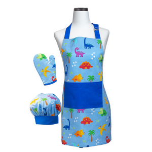 DINOSAUR DELUXE CHILD APRON SET