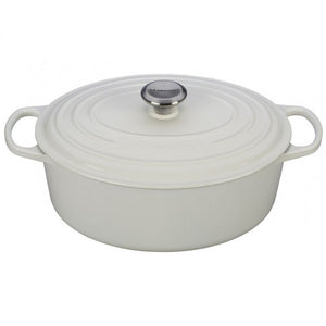 9.5 QT OVAL DUTCH OVEN WHITE