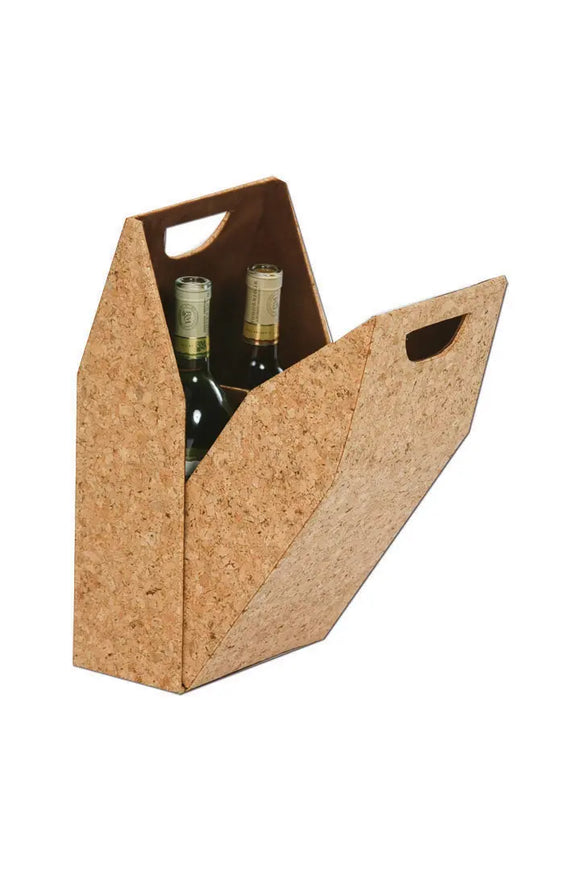 DOUBLE BOTTLE WINE BOX, CORK