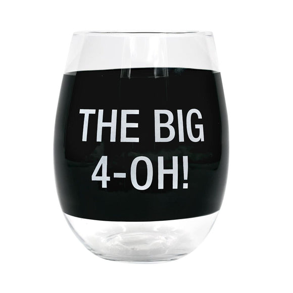 BIG 4-OH WINE GLASS