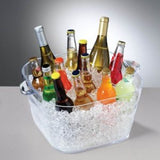 BIG SQUARE PARTY TUB, CLEAR