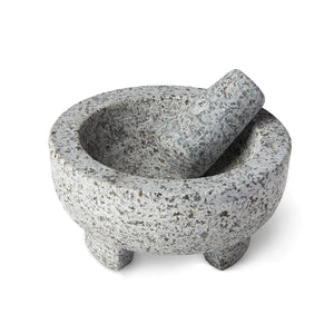 GRANITE MOLCAJETE MORTAR AND PESTLE