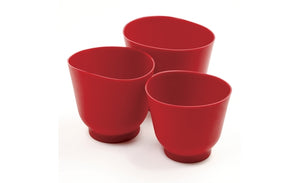 SILICONE BOWL SET, 3 PC