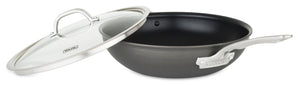 VIKING 12" COVERED CHEF’S PAN, HARD ANODIZED