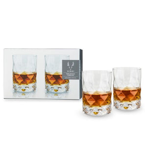 GEM CRYSTAL TUMBLER, SET OF 2