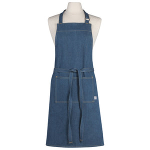 DENIM STONE WASH APRON