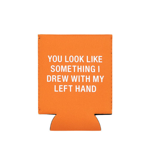 LEFT HAND DRAWING KOOZIE